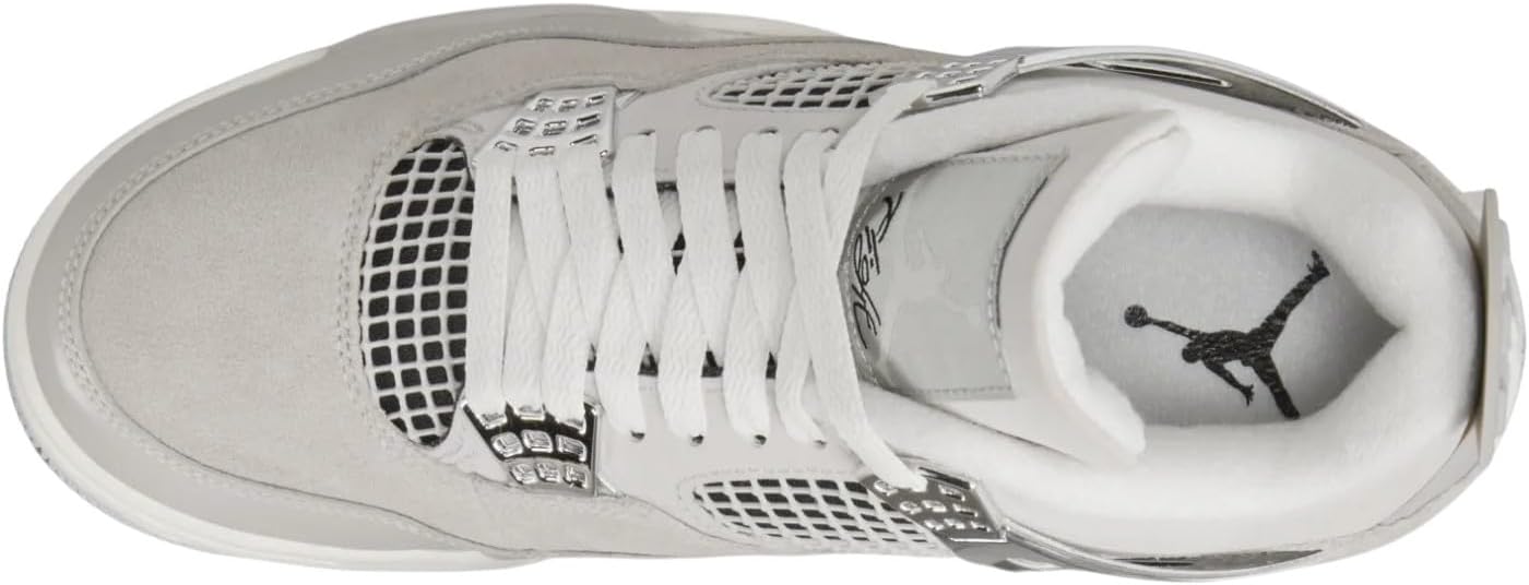 Air Jordan 4 Retro WMNS - Light Iron Ore, Sail, Neutral Grey by Nike