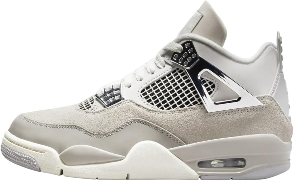 Air Jordan 4 Retro WMNS - Light Iron Ore, Sail, Neutral Grey by Nike